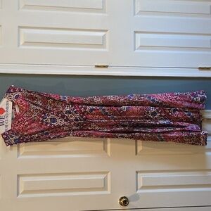 Colorful Sleeveless Maxi Dress